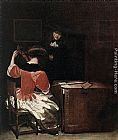Gerard ter Borch The Music Lesson painting